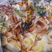 Umberto Boccioni Elasticity oil painting reproduction